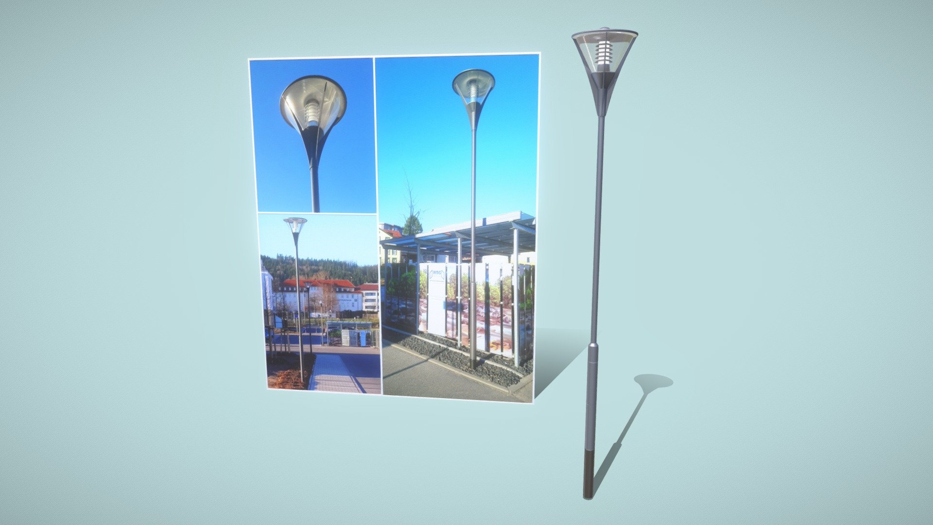 Street Light (6) (Low-Poly Basic Version) 3d model