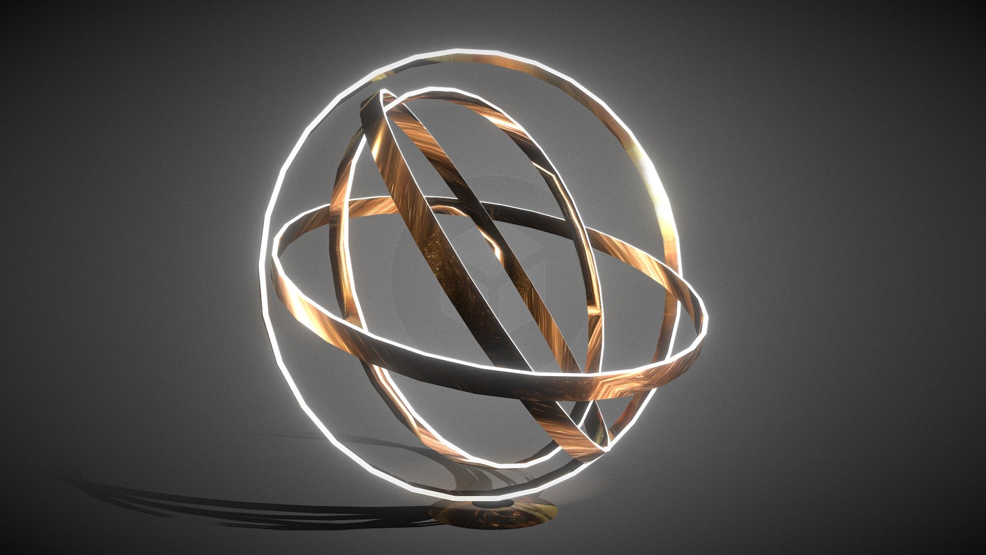 Futuristic Astronomical Ball 3d model