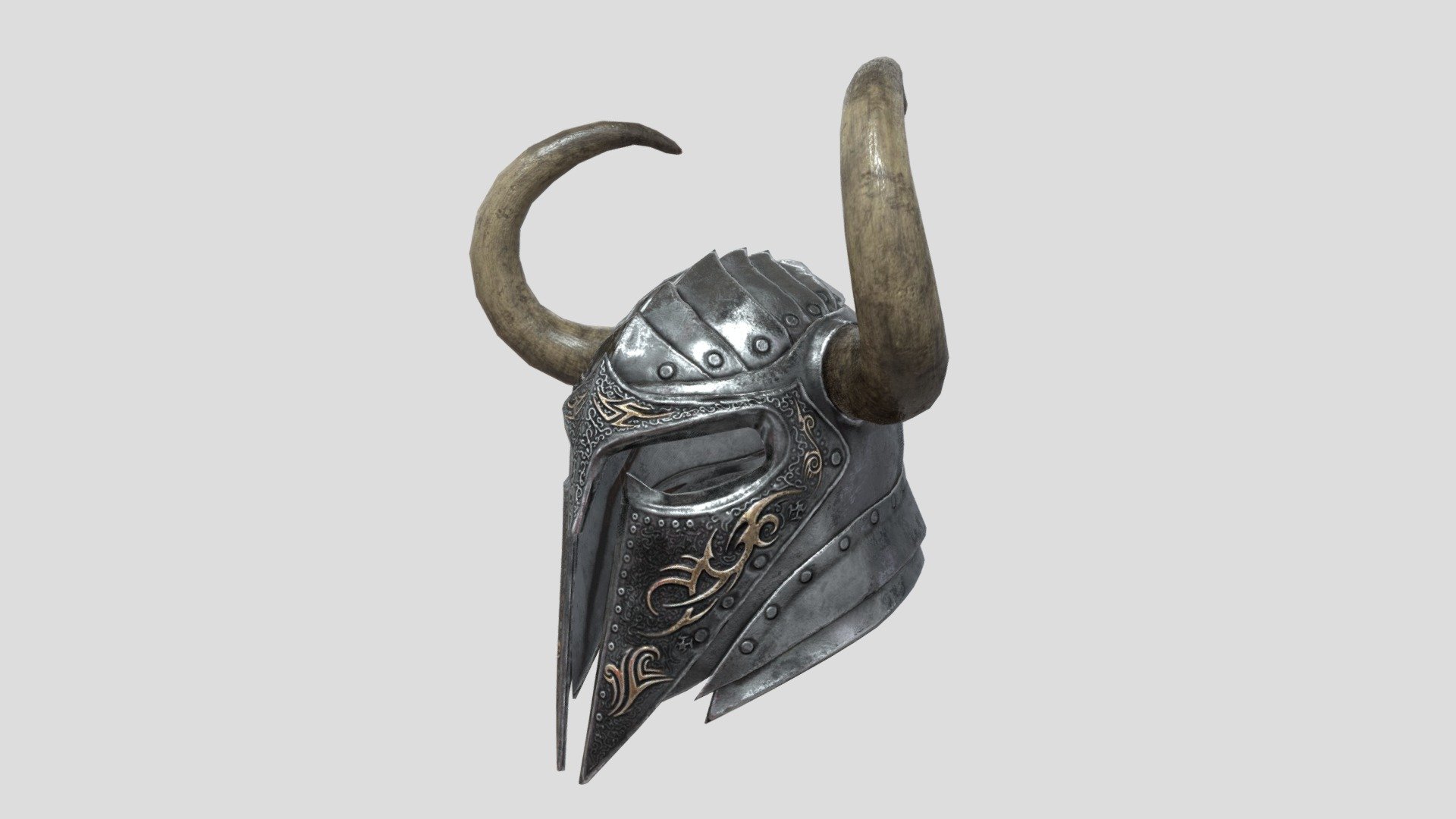 KNIGHT BATTLE HELMET 3d model