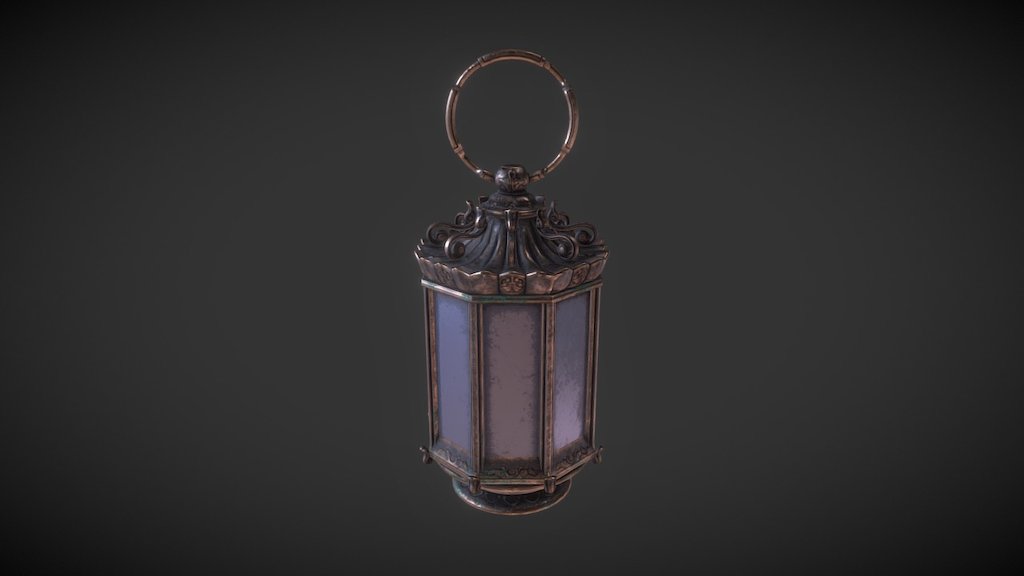 Medieval Lantern 3d model