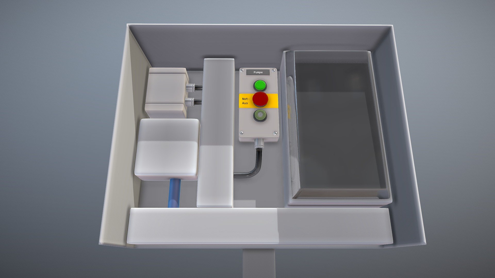 Pump Panel 3 3d model