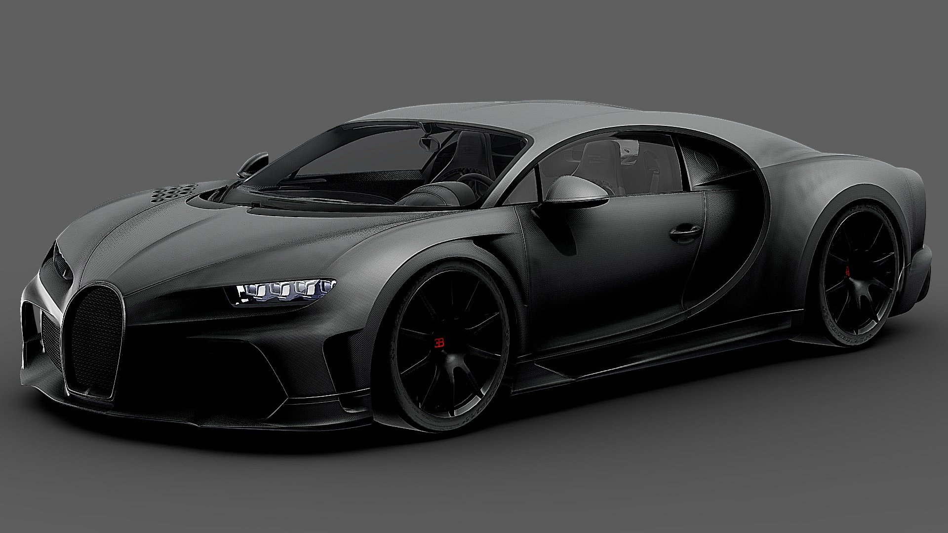 Bugatti Chiron SuperSport 300+ (Full Carbon) 3d model