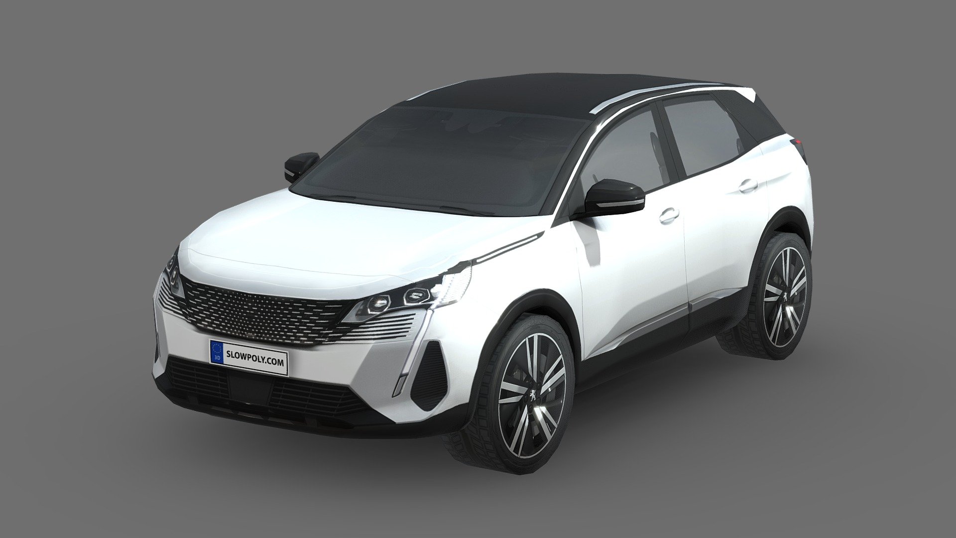 Peugeot 3008 2021 3d model