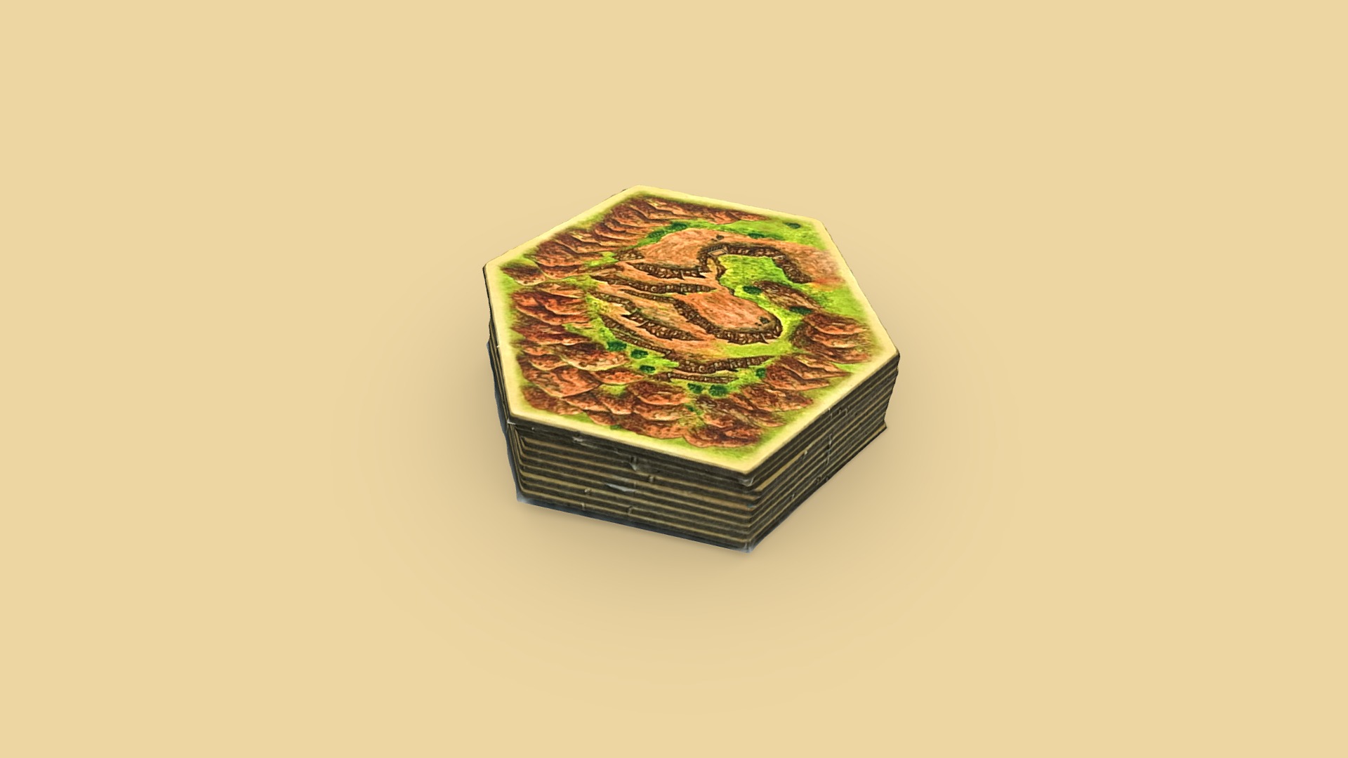 CATAN — LANDS 3d model