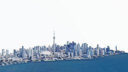 The CN Tower, skyline