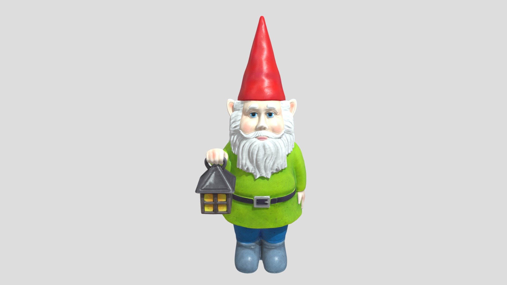 Sculpture 3D Cartoon Santa Claus 3d model