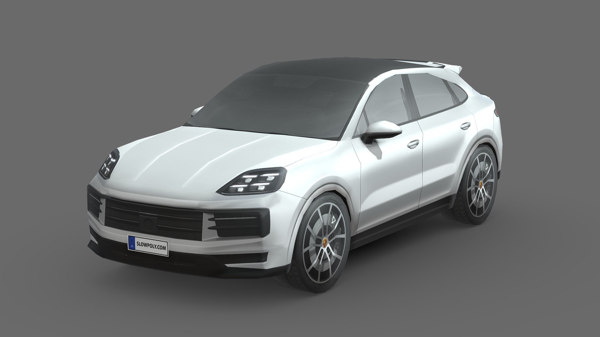 Porsche Cayenne E-Hybrid Coupe 2024 3d model