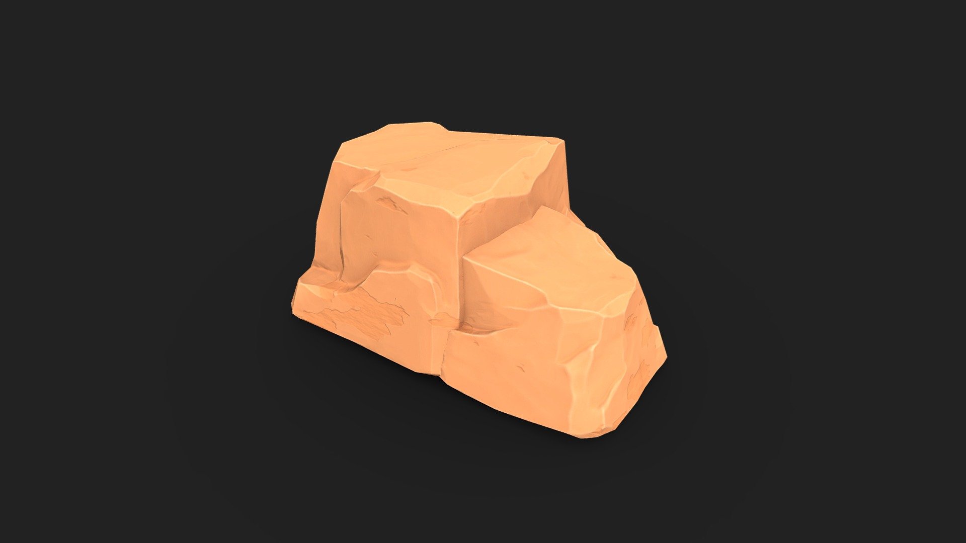 Rock | Sandstone | Desert 3d model