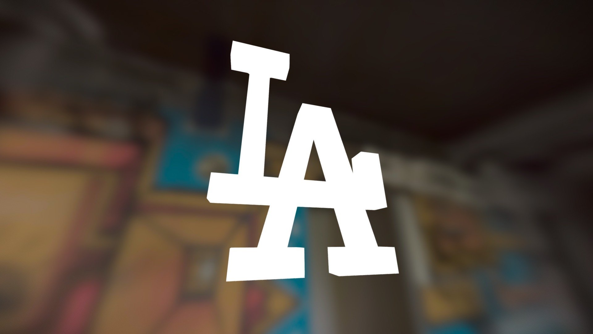 LOS ANGELES DODGES LOGO 3d model