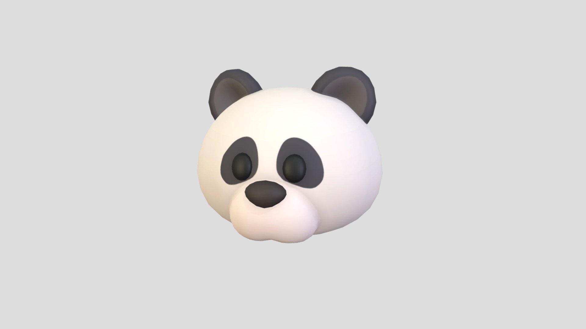 Prop146 Panda Head 3d model