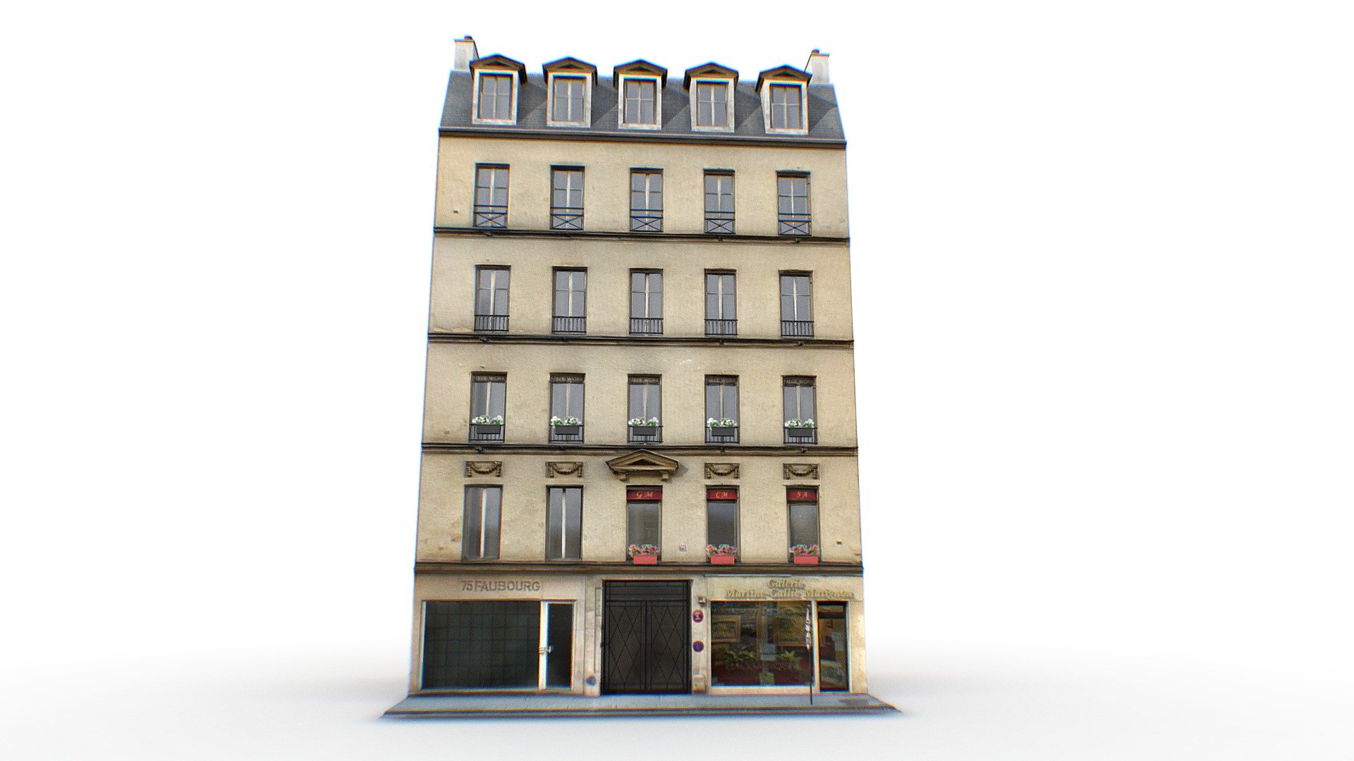 Old Paris House 3d model