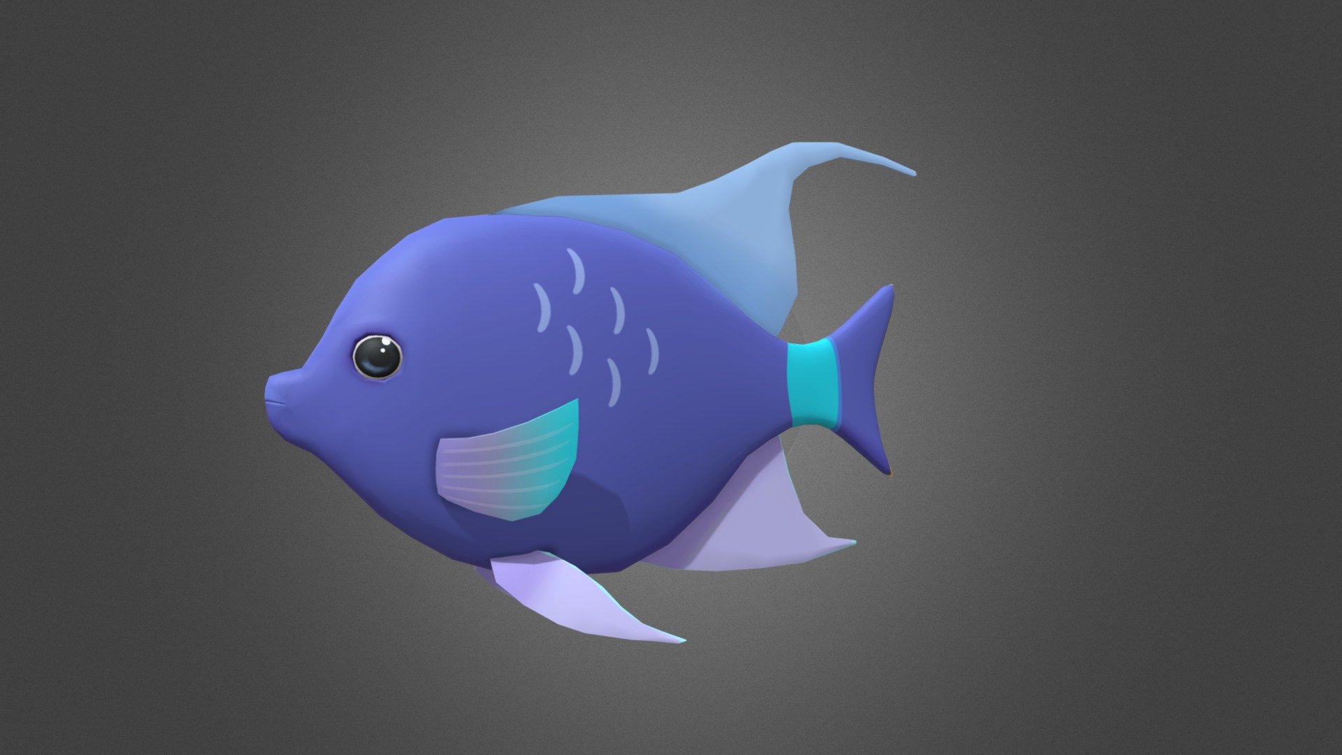 fish tropical fish 3d model