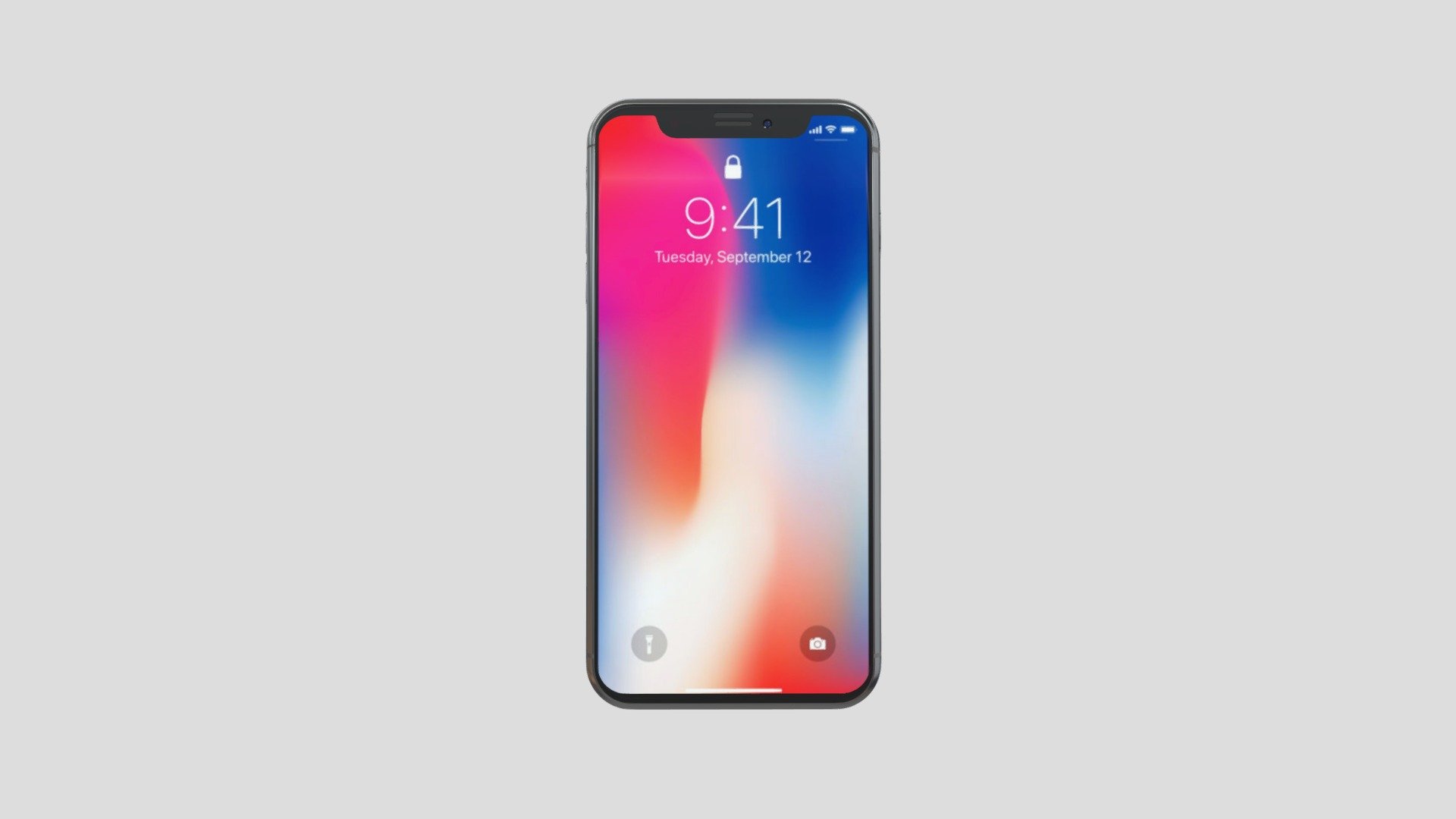 Apple iPhone X 3d model