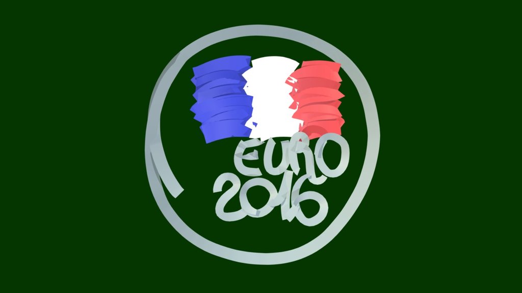 EURO 2016, TILT BRUSH 3d model