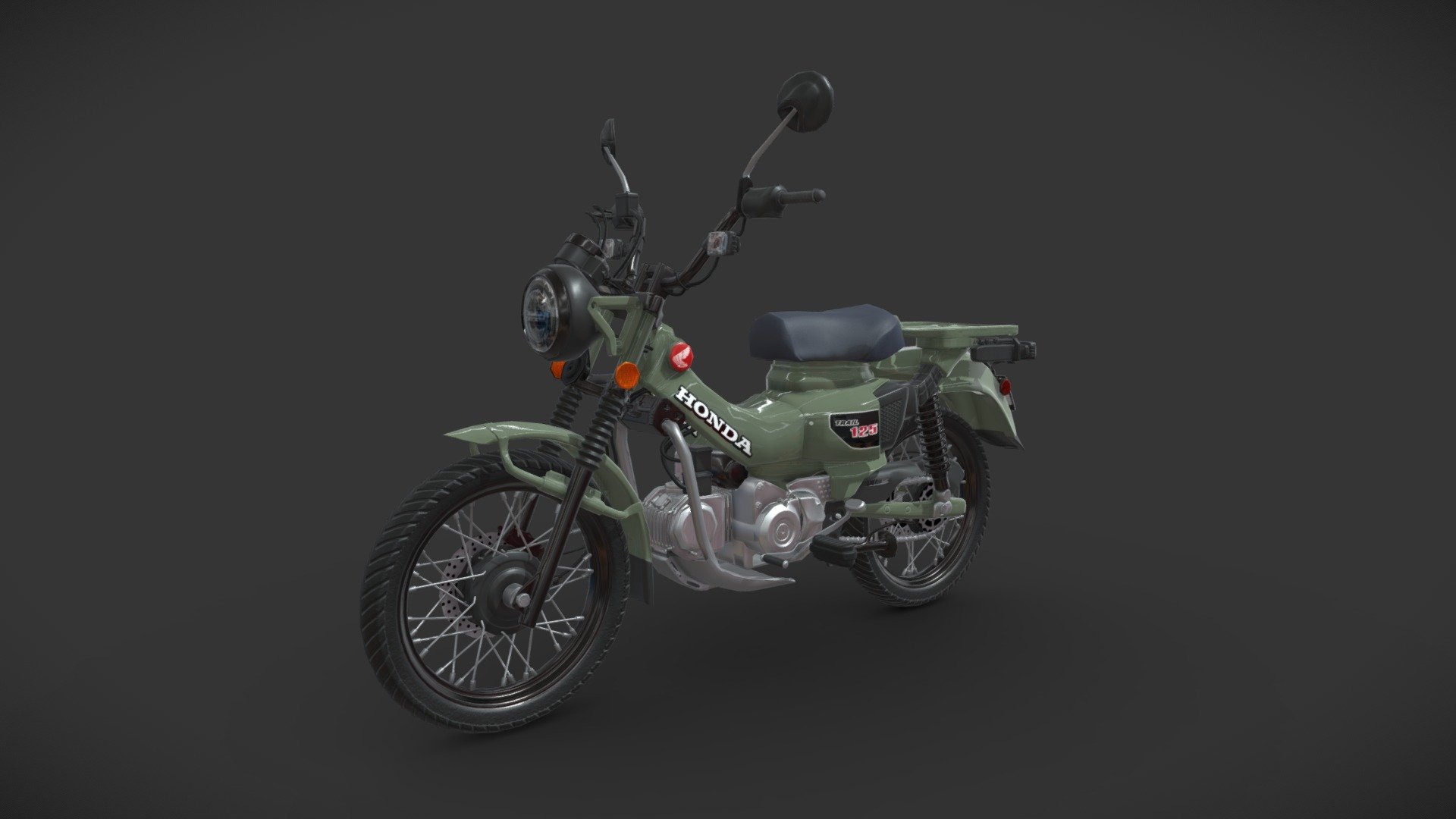 Honda Trail 125 ABS 3d model