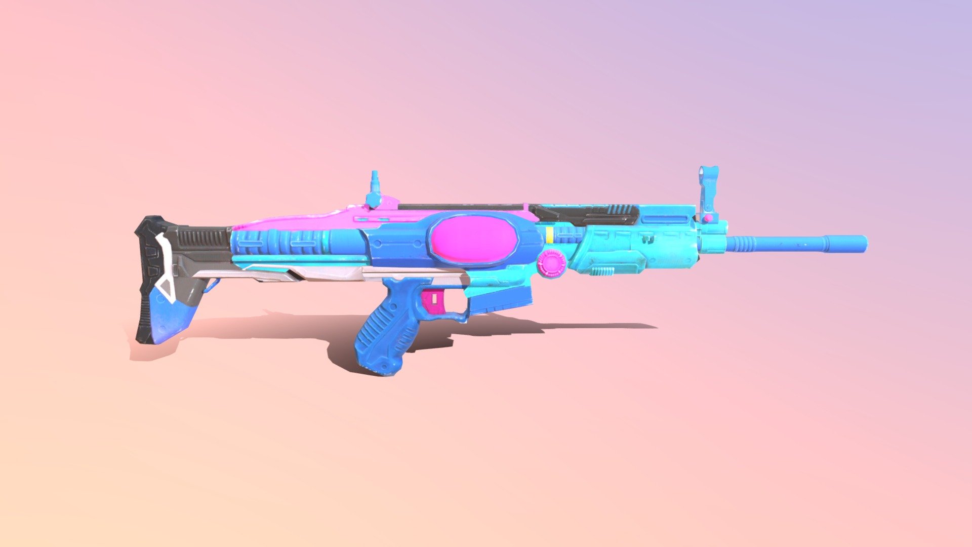 scar-l water blaster 3d model