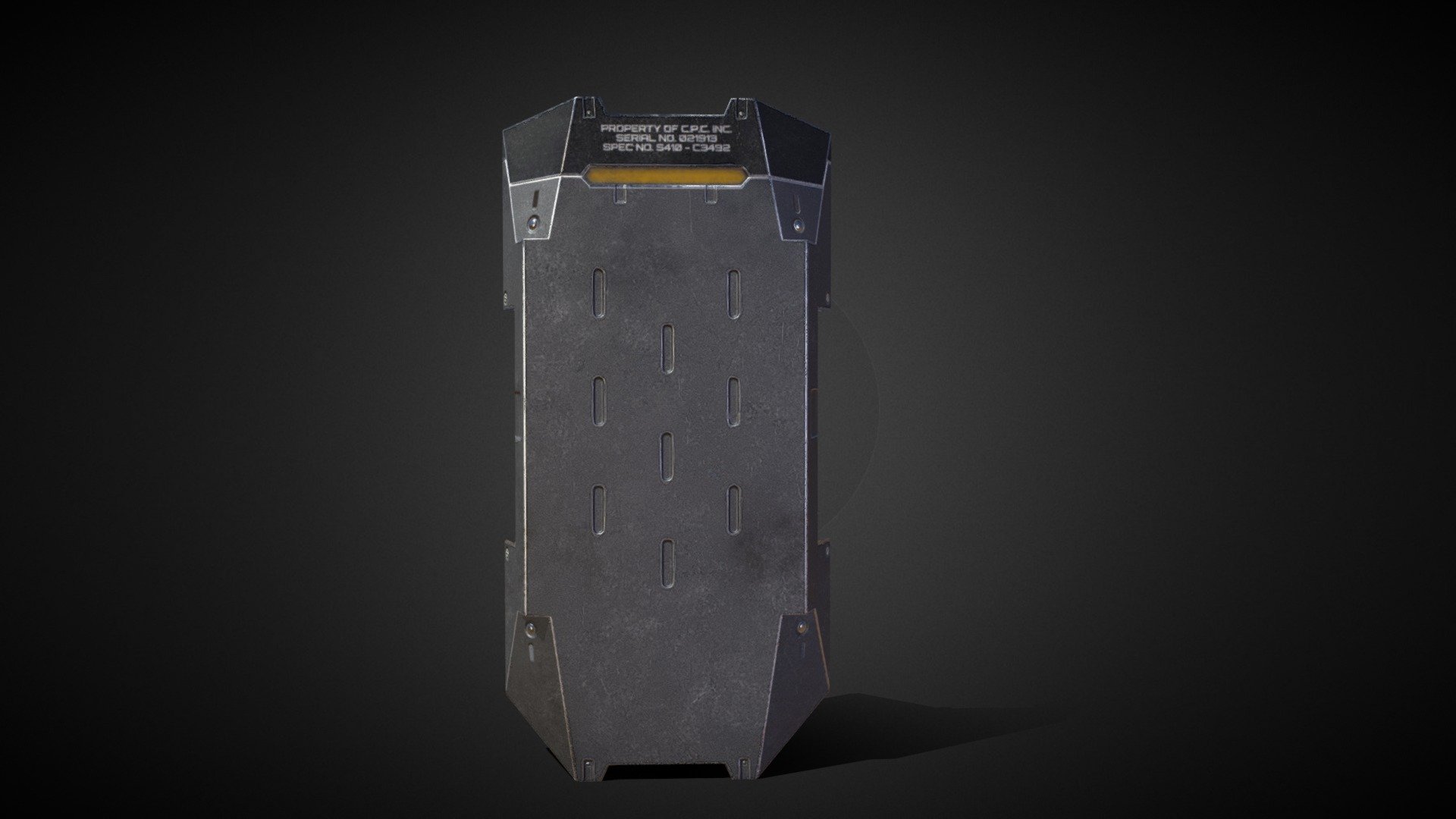 CPC  Ballistic Shield 3d model