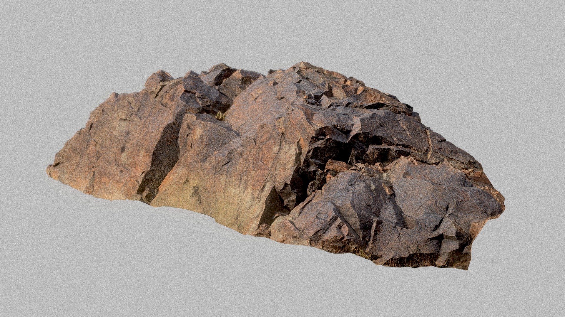 Cracked Rock 3d model