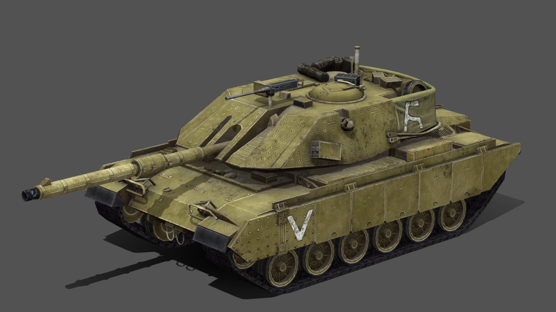 Magach 7C 3d model