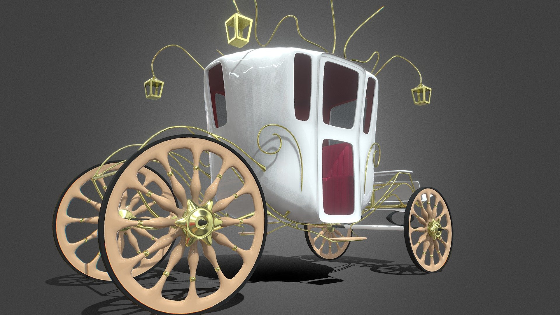 Kings Carriage 3d model