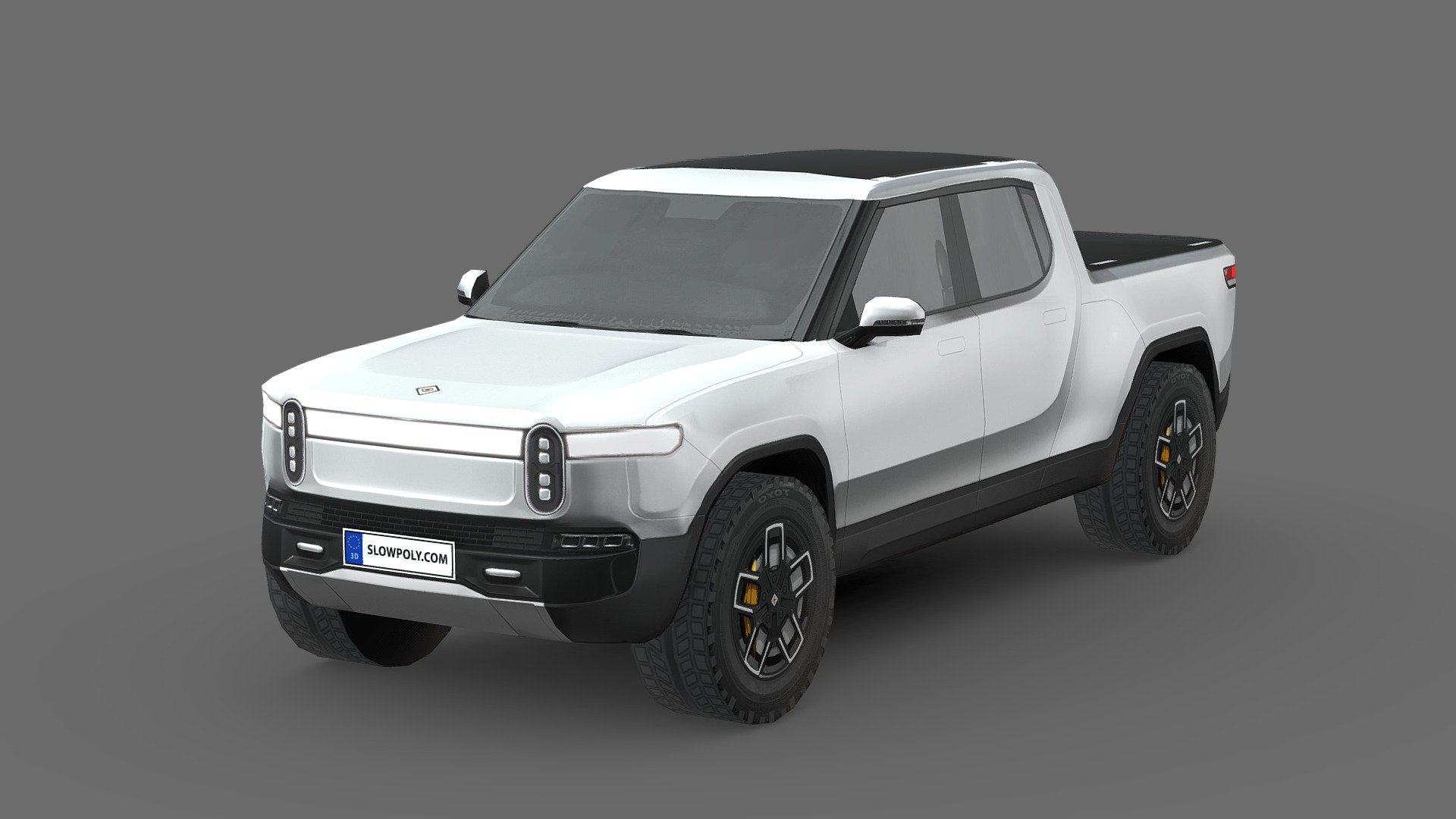 Rivian R1T 3d model