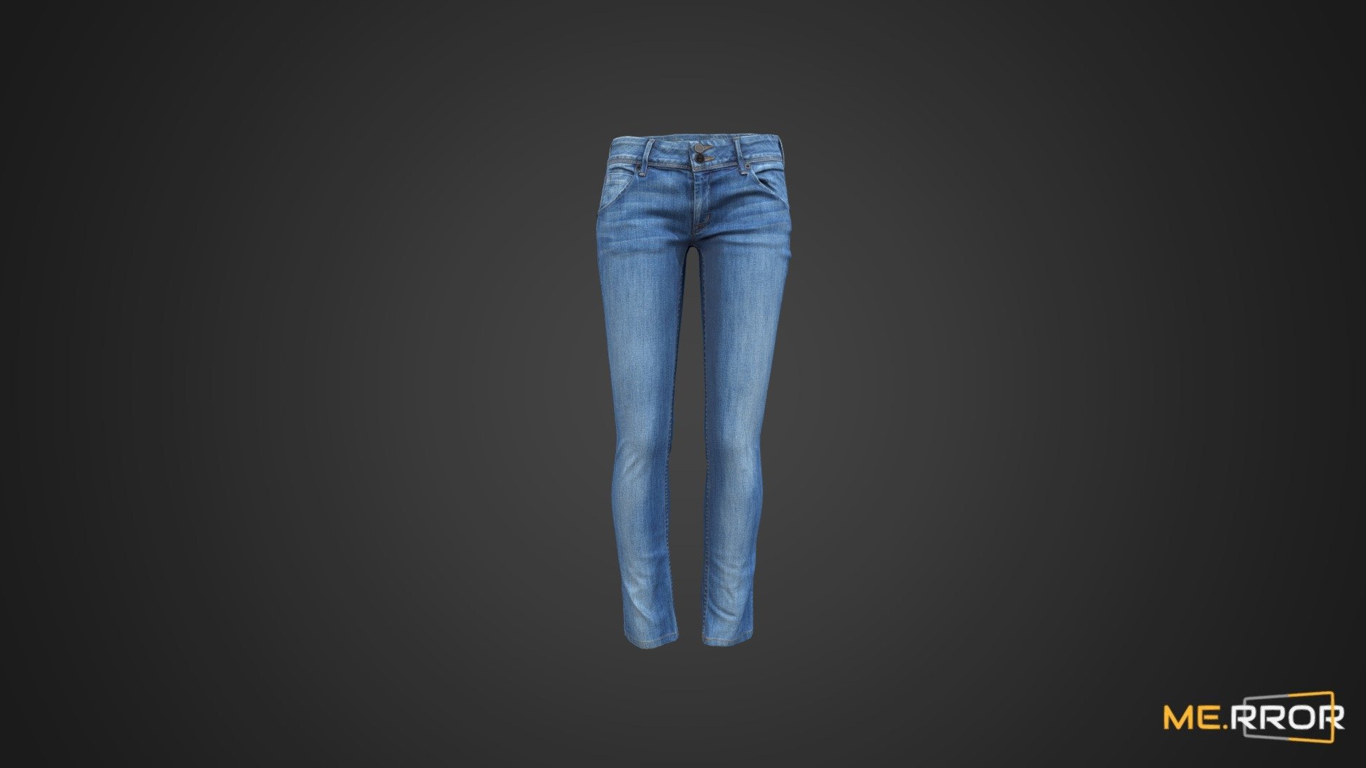 [Game-Ready]Skinny Washing Jeans 3d model