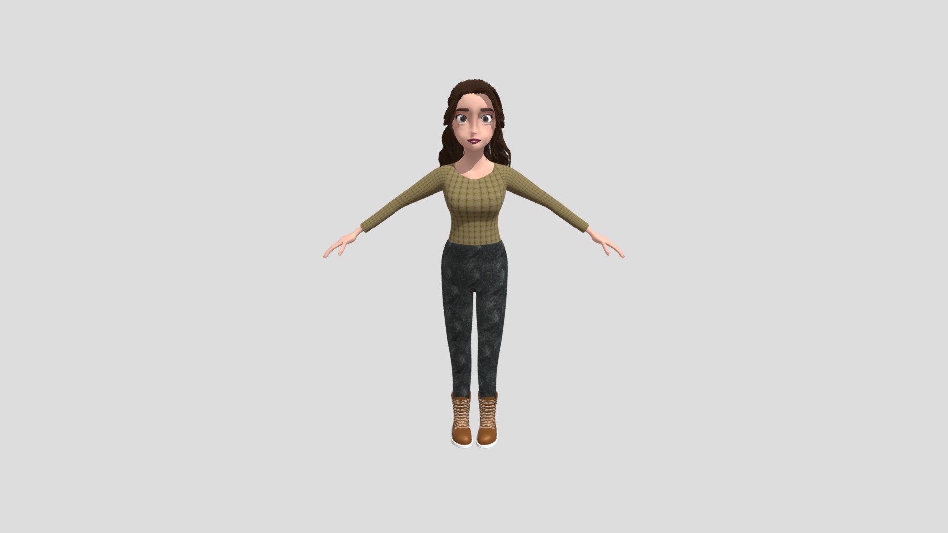 girl 3d model