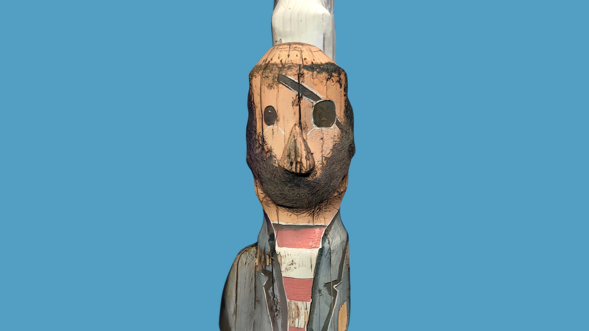 BEARD DUDE 3d model