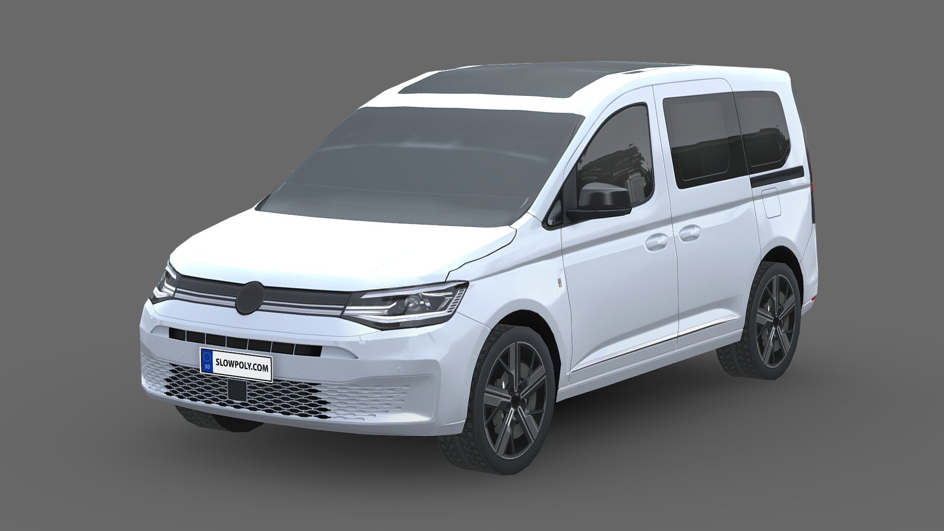 Volkswagen Caddy 2021 3d model