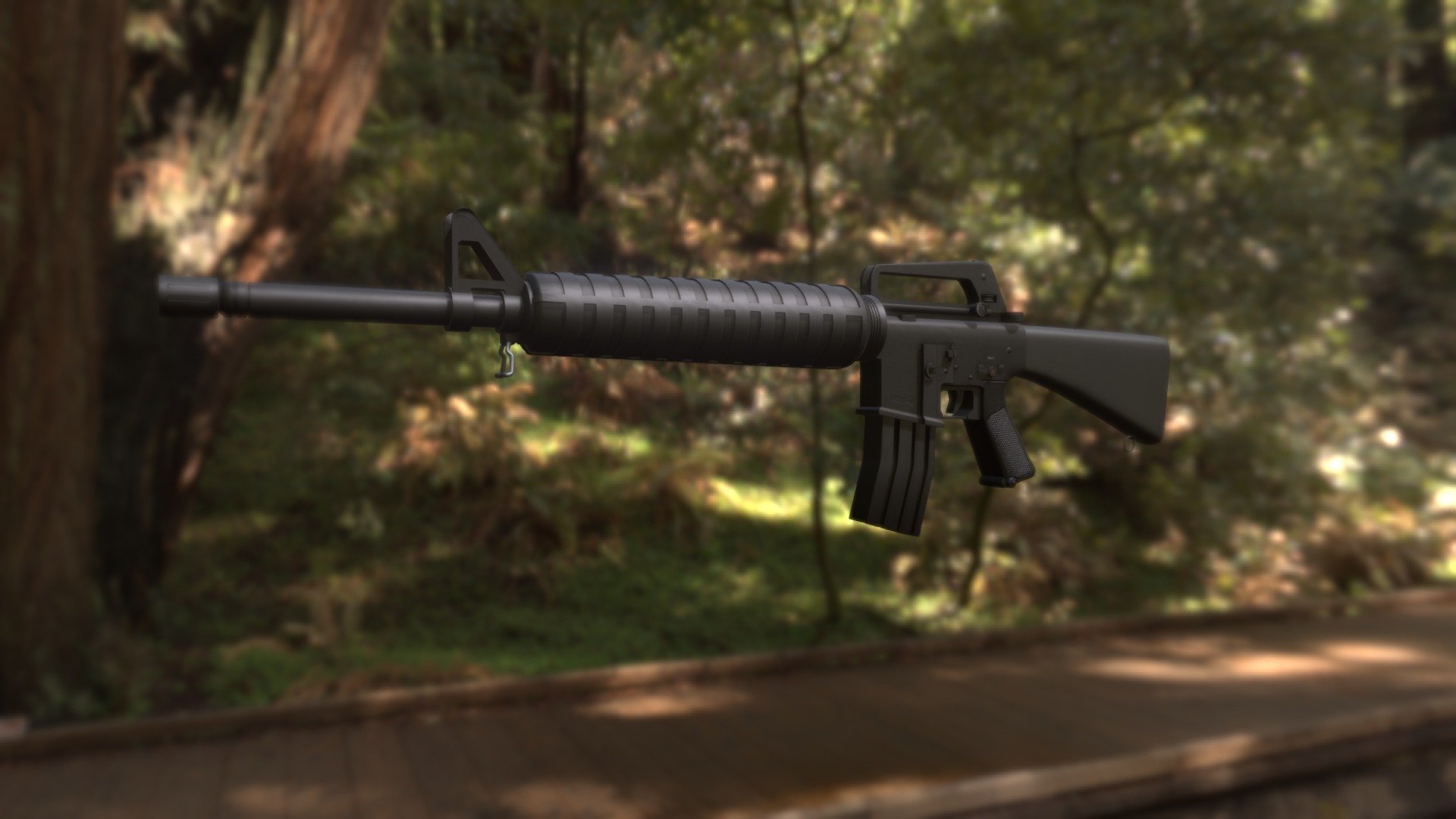 m16 3d model