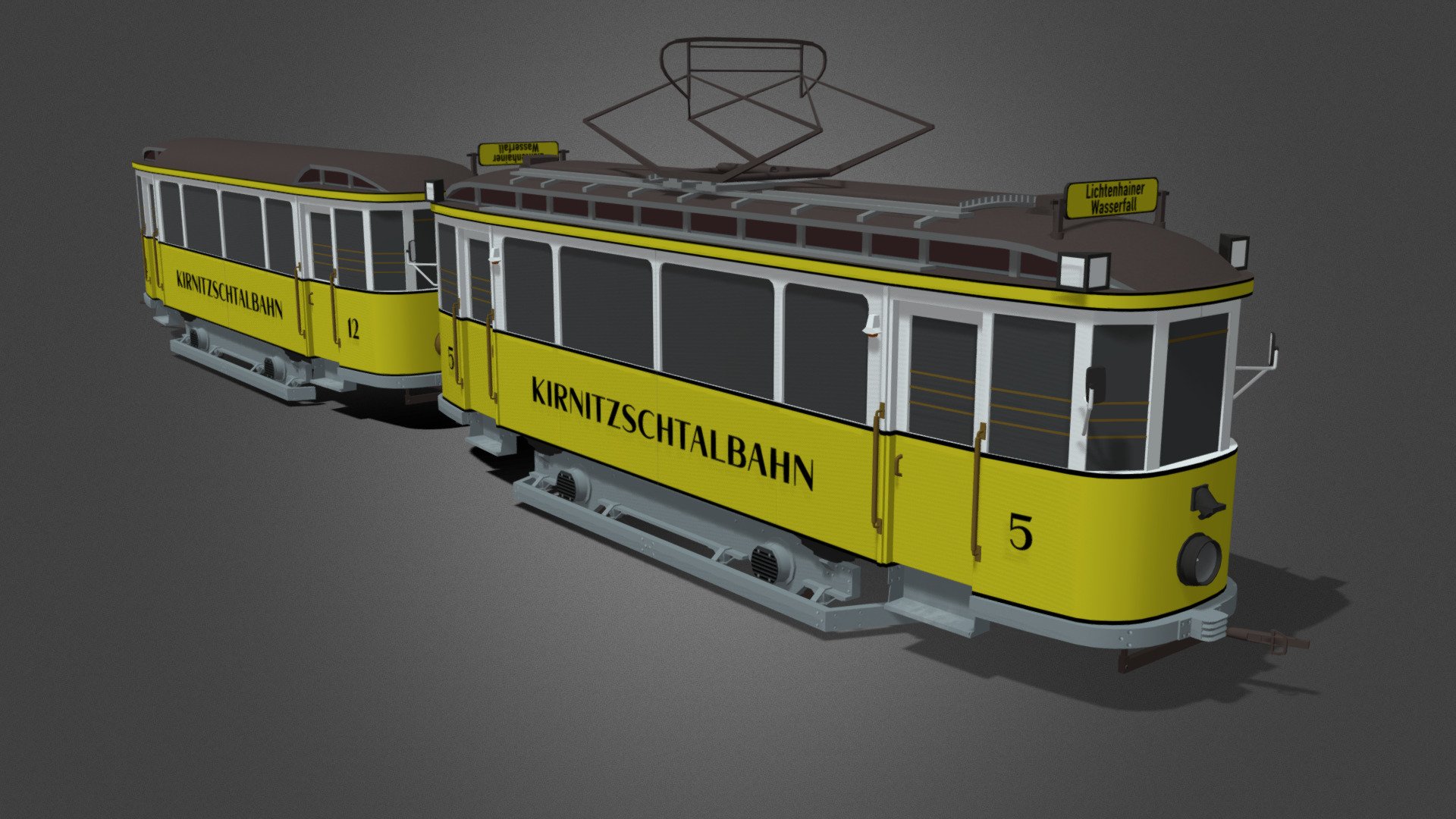 Kirnitzschtalbahn 3d model