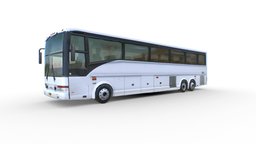 Generic White Van Hool Bus