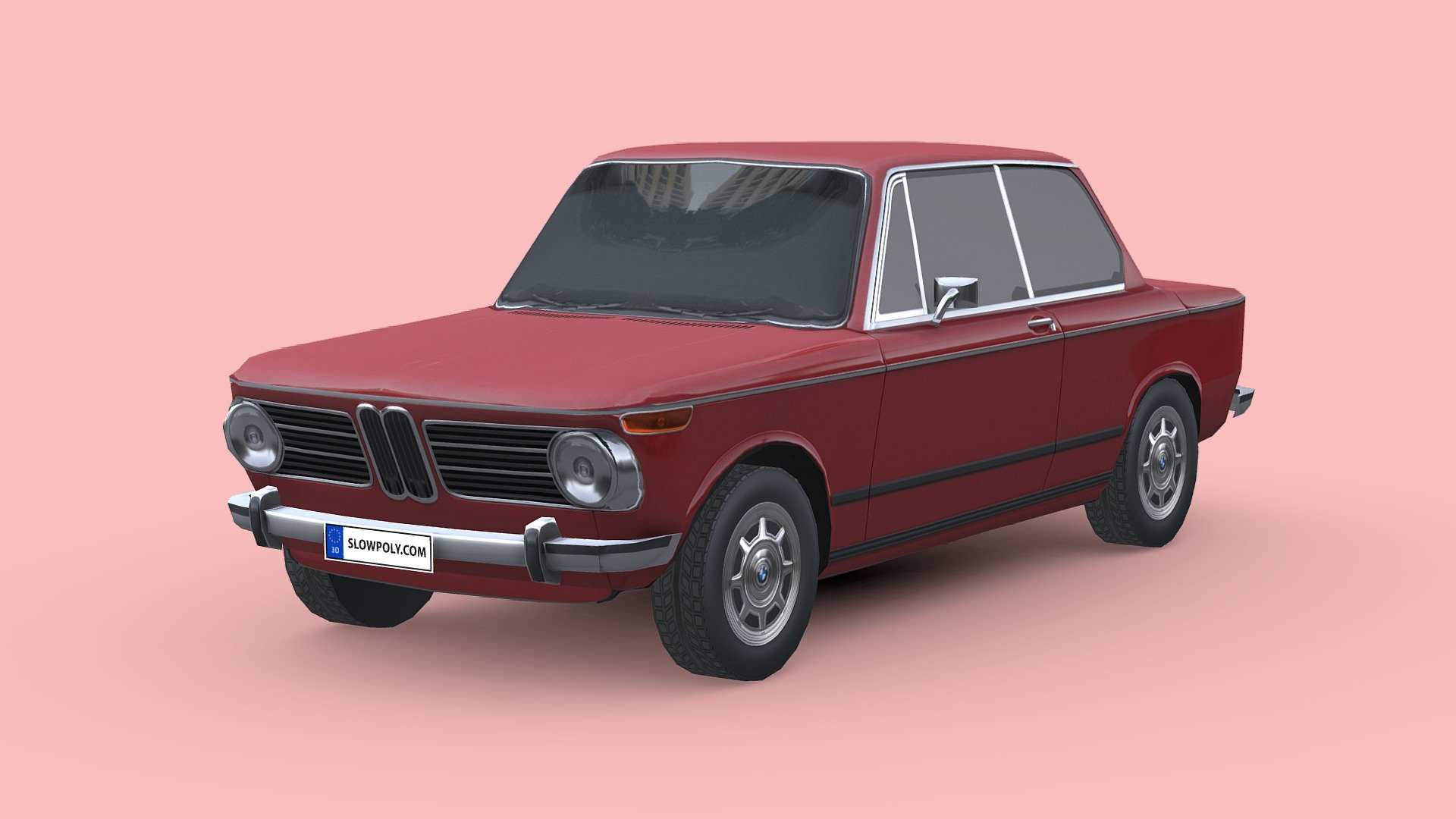 BMW 2002 1968 3d model