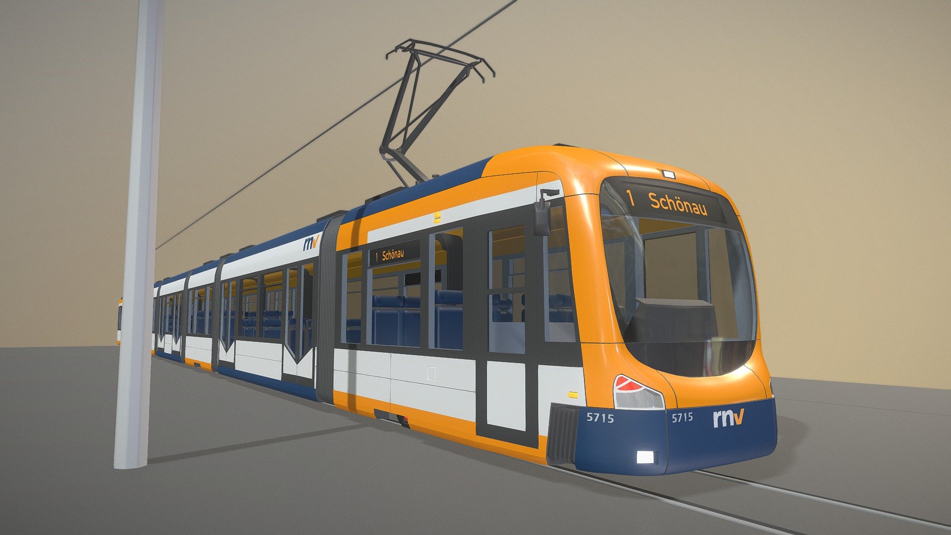 RNV8 Tram (WIP-11) 3d model