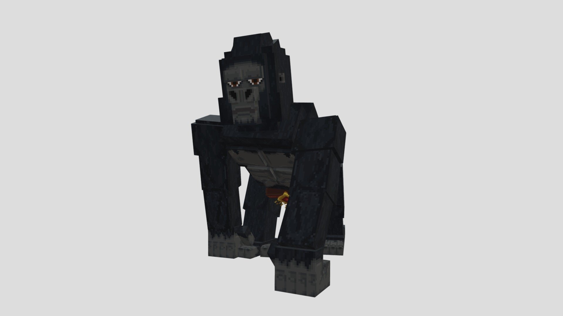 Massive gorilla 3d model