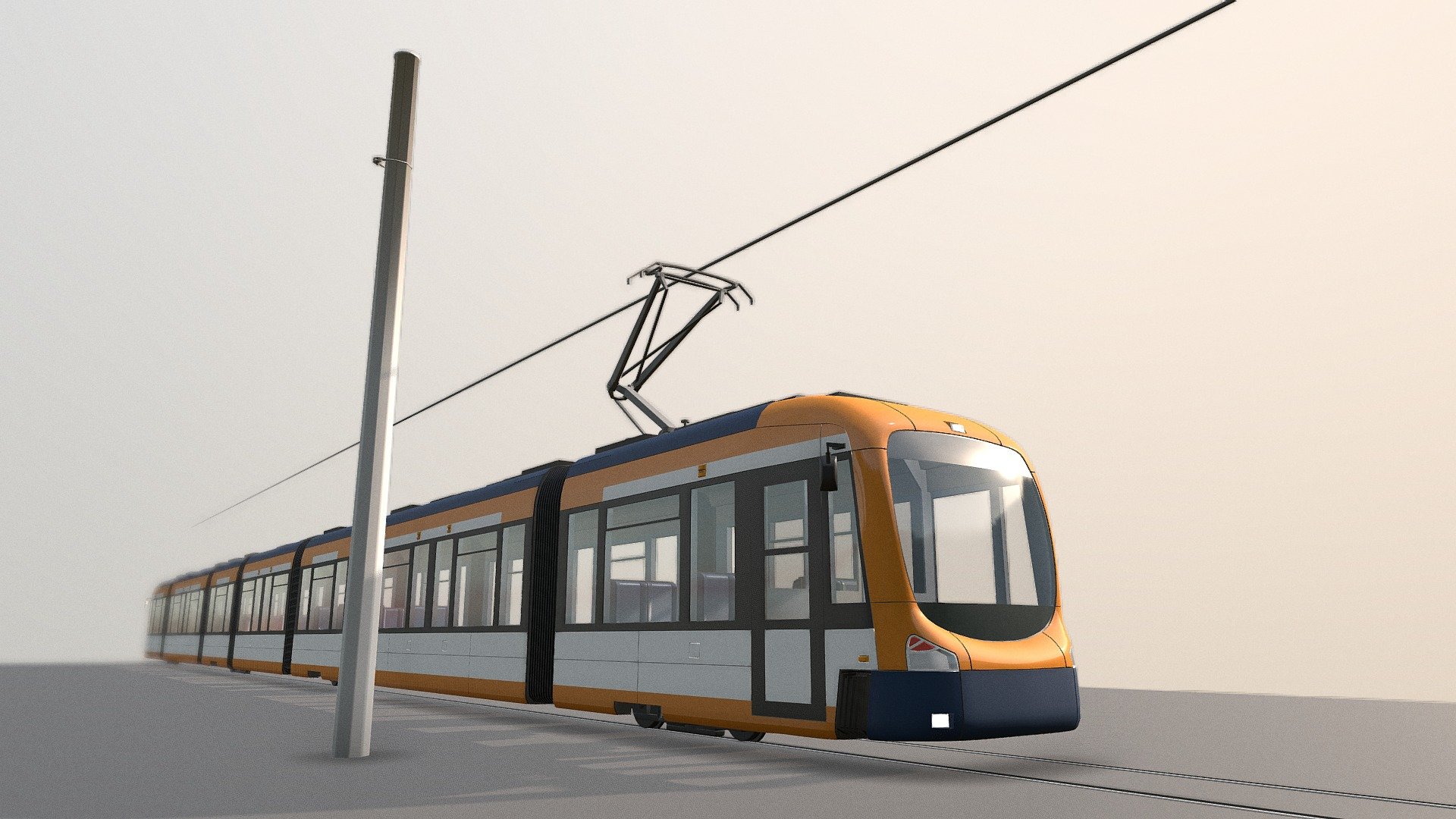 Tram RNV8 (WIP-8) 3d model