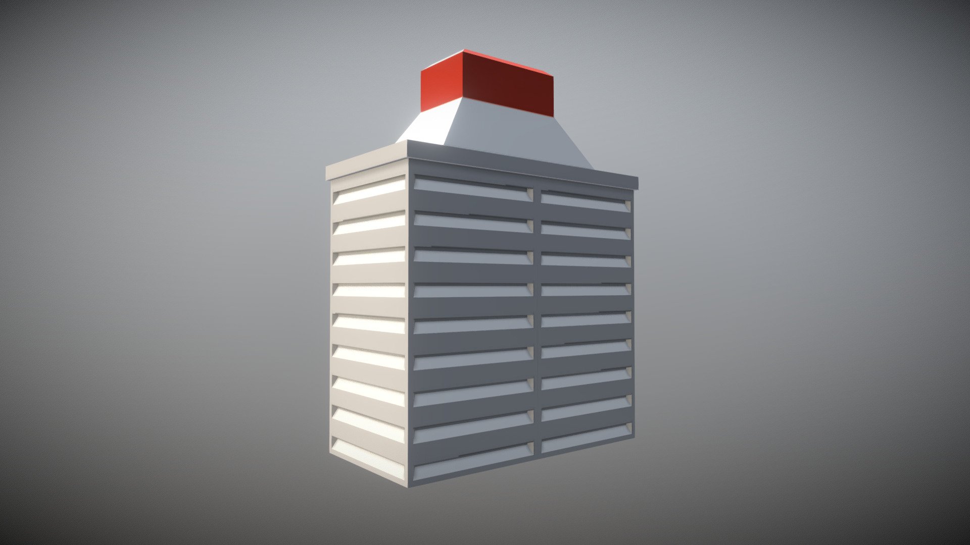 Alarm System (Low- Poly) 3d model