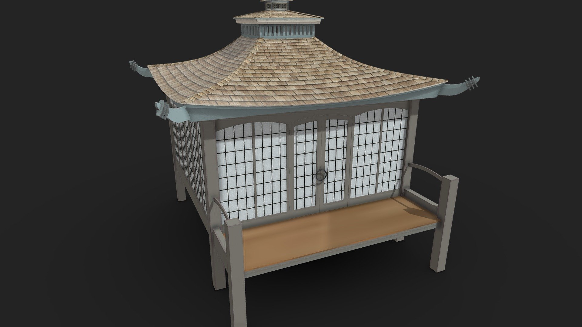 Tea House 3d model