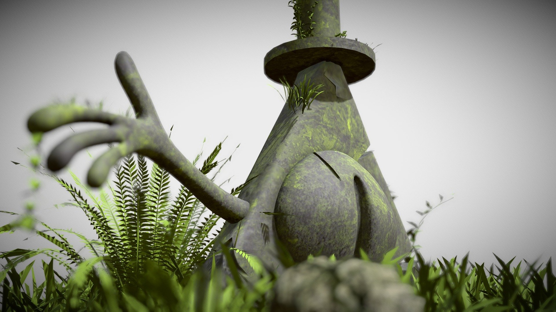 Bill Cipher Statue 3d model