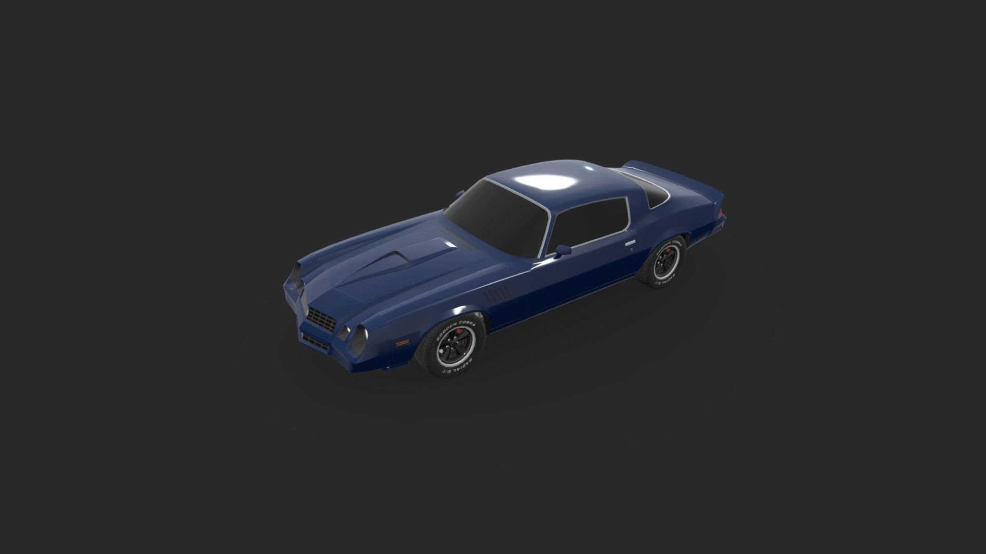 78 Chevrolet Camaro 3d model