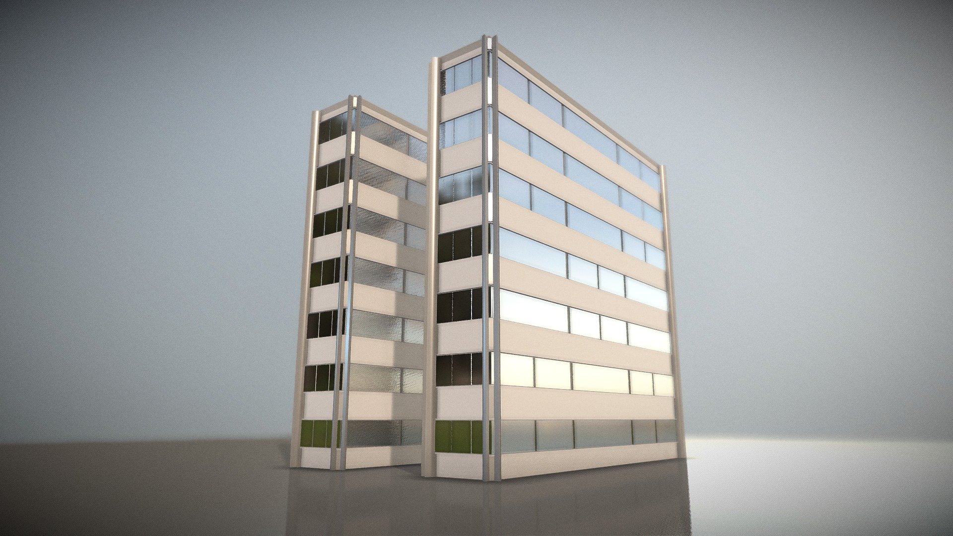 City Building Design N-1 3d model