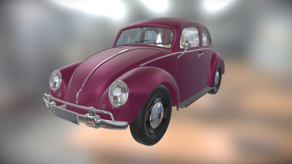 Volkswagen Bettle 63 by Mauricio Carrión, IMAAD. 3d model