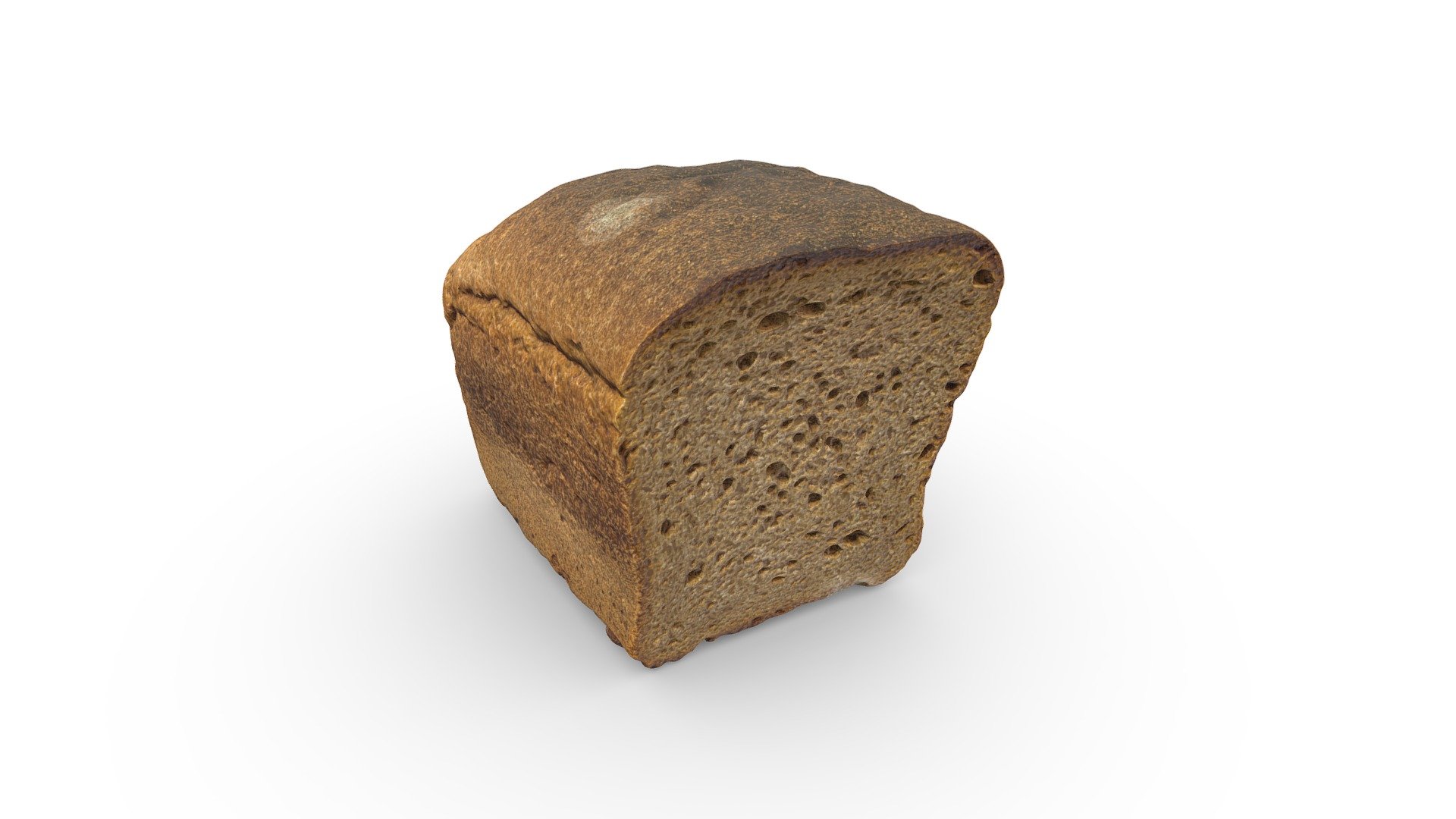 Bread with Mold 3d model