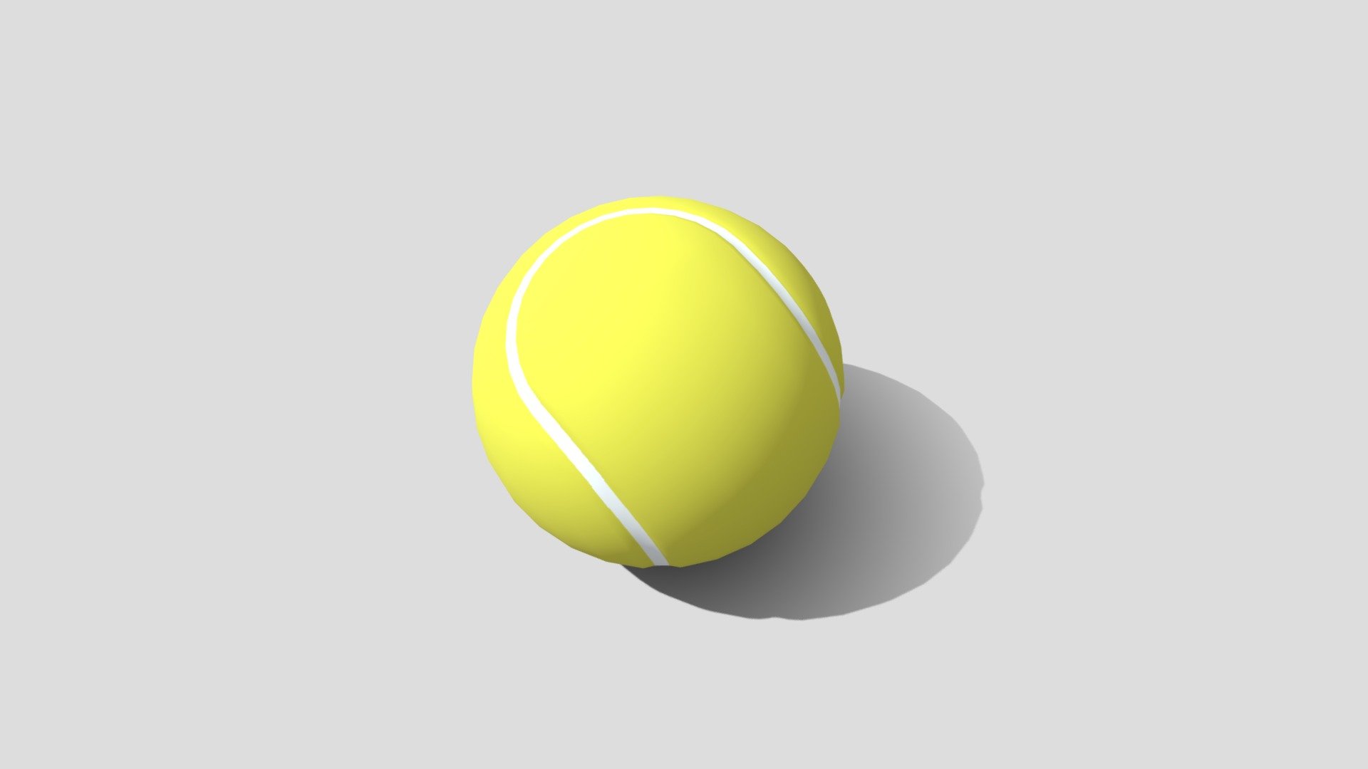 Pelota de Tenis 3d model