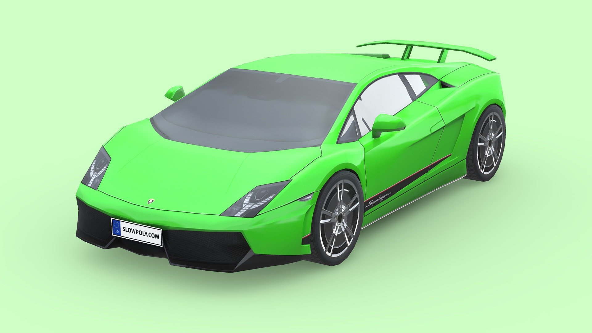 Lamborghini Gallardo LP570-4 Superleggera 2011 3d model