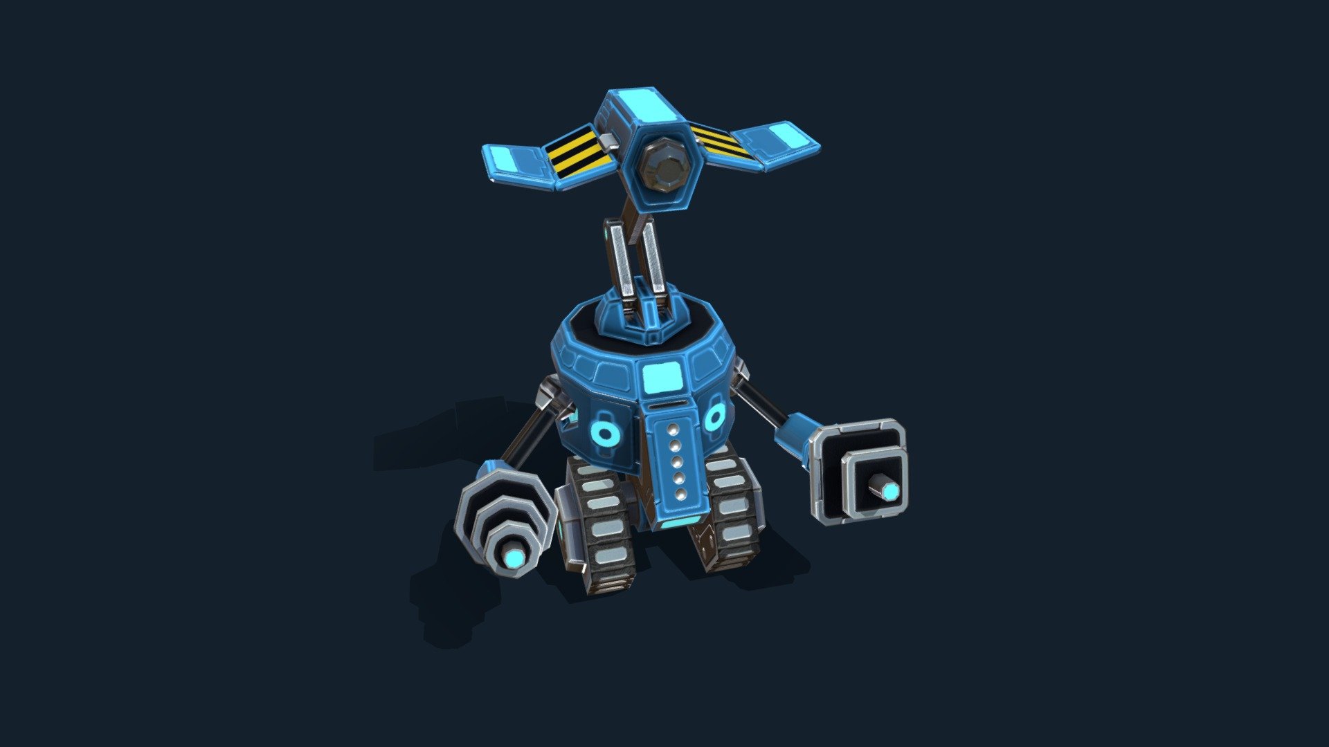 xWar: Phy Construction Bot 3d model