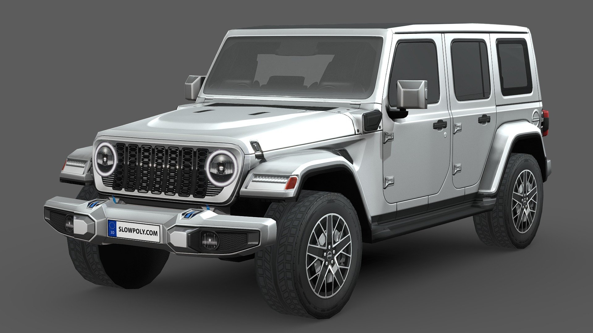 Jeep Wrangler 4xe 2024 3d model