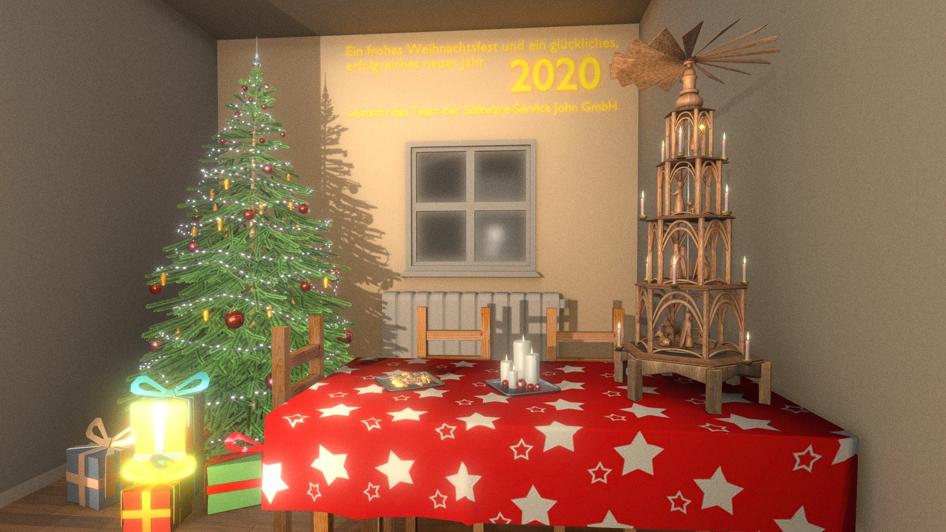 Merry Christmas 2019 3d model