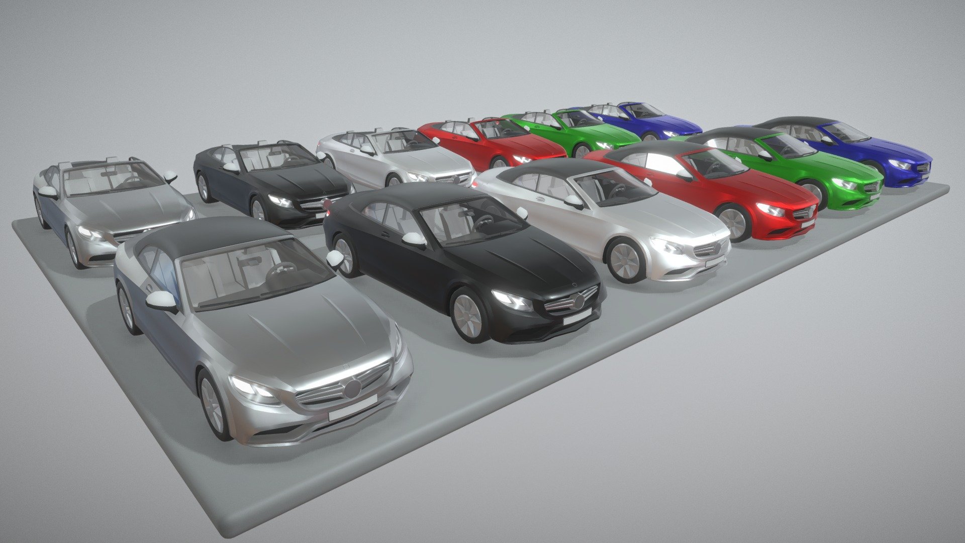 Fahrzeugtyp A Standard und Cabrio 3d model