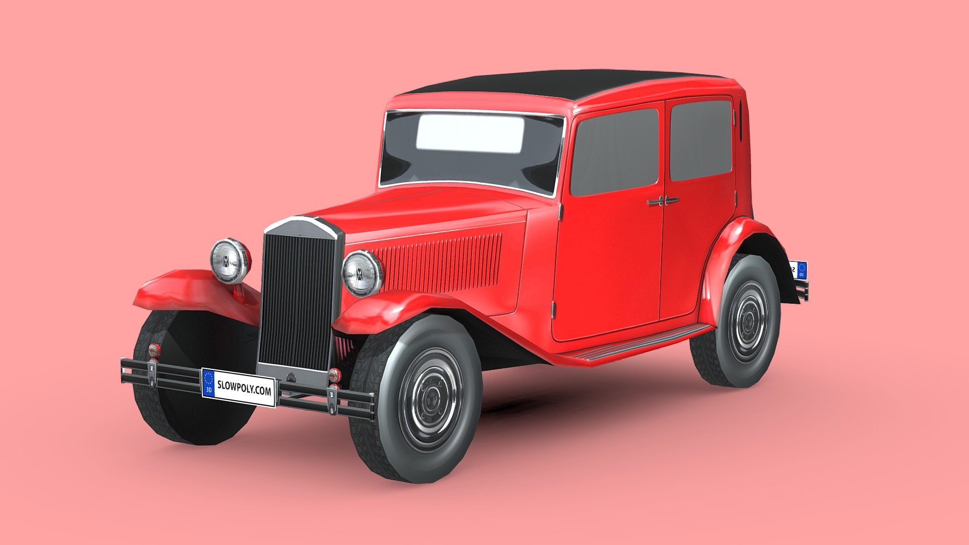 Lancia Augusta 1933 3d model